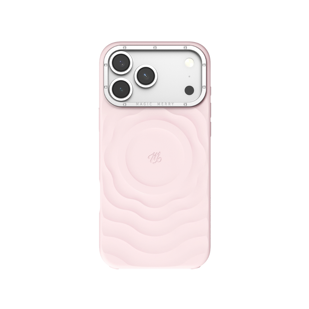 MAGIC MERRY 花漫系列手機殼 桃霧粉 IPHONE 18 PRO / 17 PRO